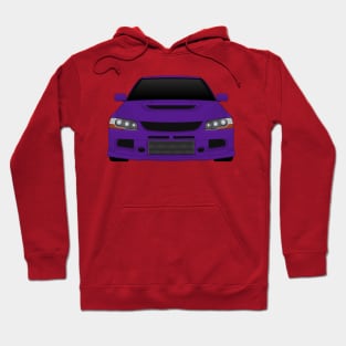 Evo IX Purple Hoodie